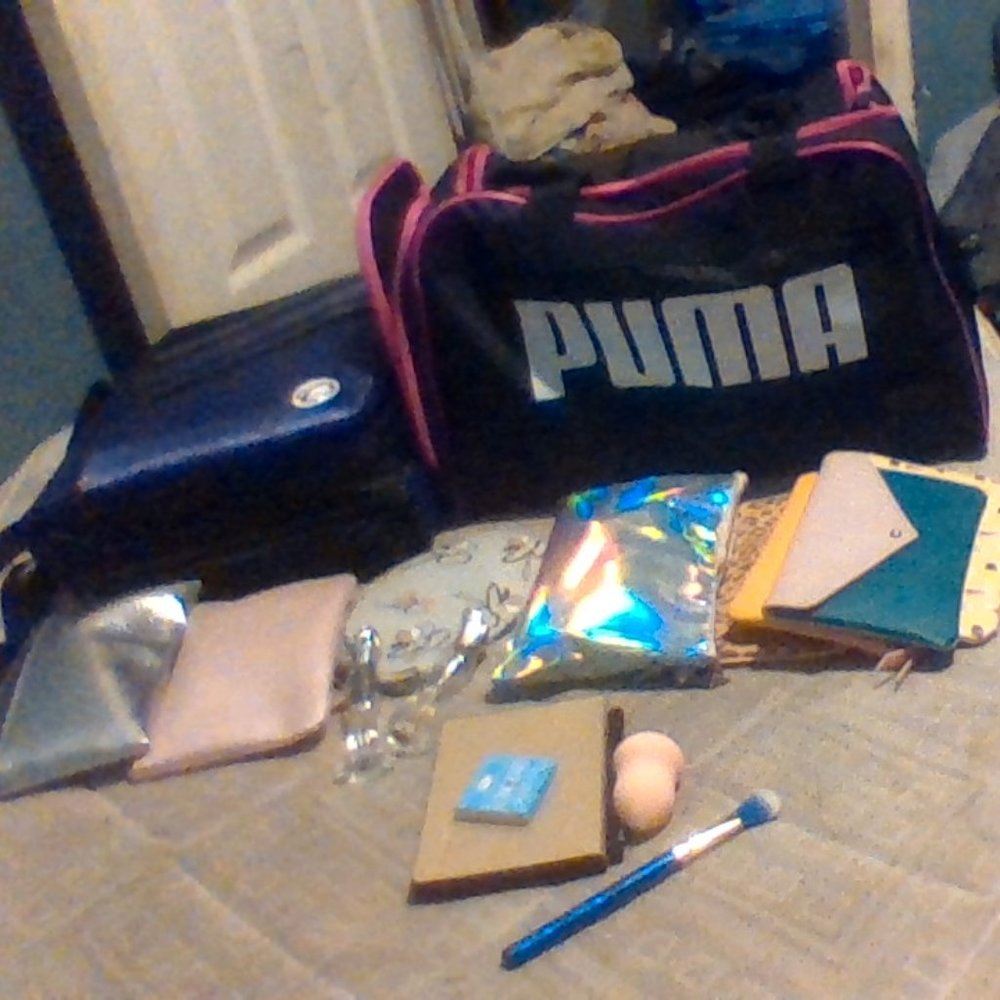 brand new makeup!, ipsy bags (8), and  school stuf